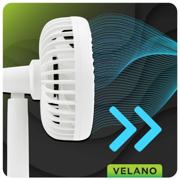 Stolní ventilátor VELWEBS0012, bílý | Velano - Image 11
