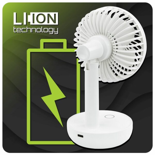 Stolní ventilátor VELWEBS0012, bílý | Velano - Image 13