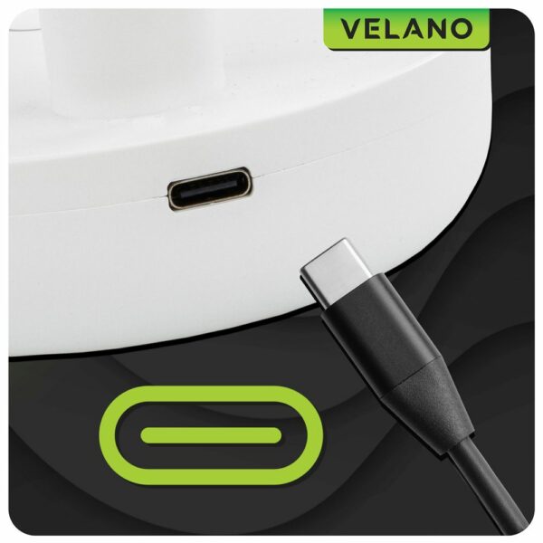 Stolní ventilátor VELWEBS0012, bílý | Velano - Image 14