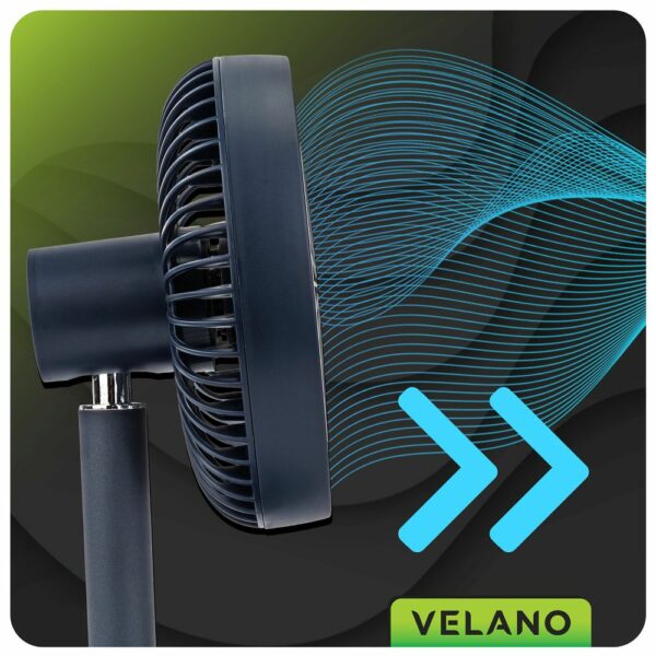 Stolní ventilátor VELWEBS0018, černý | Velano - Image 15