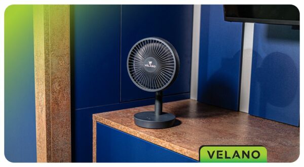 Stolní ventilátor VELWEBS0018, černý | Velano - Image 18