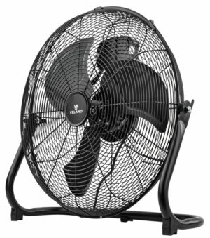 Podlahový ventilátor VELWEP0015, 125W, černý | Velano nabízí vysoký výkon pro efektivní chlazení větších prostor, jako jsou sklady či výrobní haly.