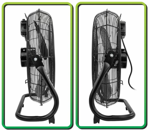 Podlahový ventilátor VELWEP0015, 125W, černý | Velano - Image 9