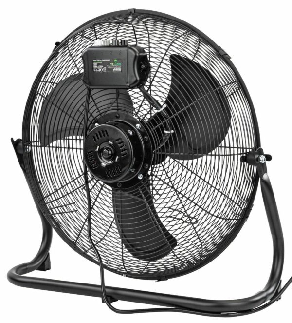 Podlahový ventilátor VELWEP0016, 100W, černý | Velano - Image 3