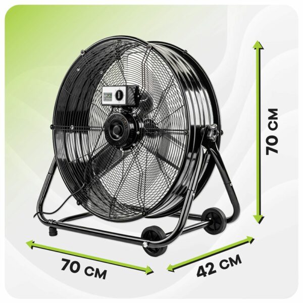Podlahový ventilátor VELWEPR0007, 300W, černý | Velano - Image 10