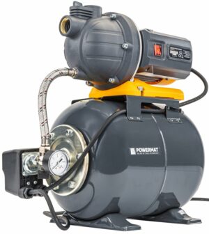 Domácí vodárna, 400W | PM-HD-19J je spolehlivý samonasávací systém určený k automatickému zásobování domácnosti nebo zahrady vodou ze studní a nádrží.