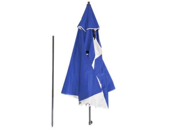 Plážový slunečník 2v1, 208cm | modrý - Image 6