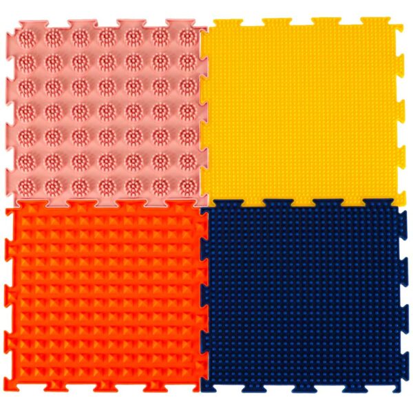 Senzorická podložka montessori, 8ks | barevná - Image 9