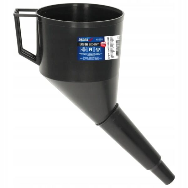 Šikmá nálevka s filtrem, 130mm | DEDRA je nástroj určený k přesnému nalévání oleje, paliv a jiných provozních kapalin.