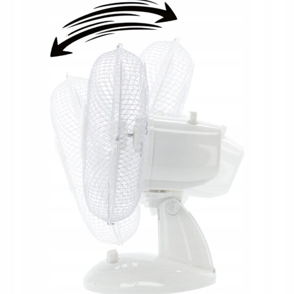 Stolní ventilátor, 25W, bílý | FAN9066 - Image 4