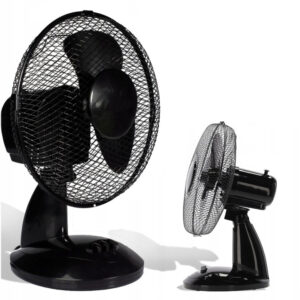 Stolní ventilátor, 25W, černý | FAN9080 poskytuje spolehlivé osvěžení a ideálně se hodí pro pracovní stůl či do domácnosti.
