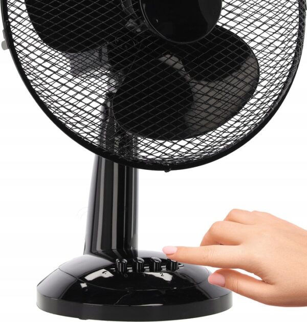 Stolní ventilátor, 40W, černý | FAN9042 - Image 6