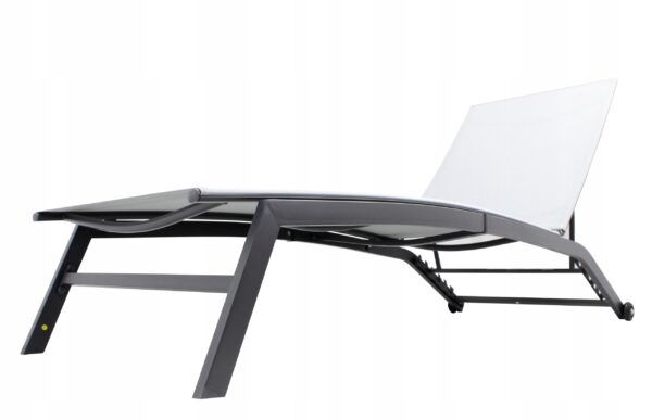 Zahradní lehátko, 120kg, šedé | Garden Line - Image 3