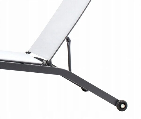 Zahradní lehátko, 120kg, šedé | Garden Line - Image 5