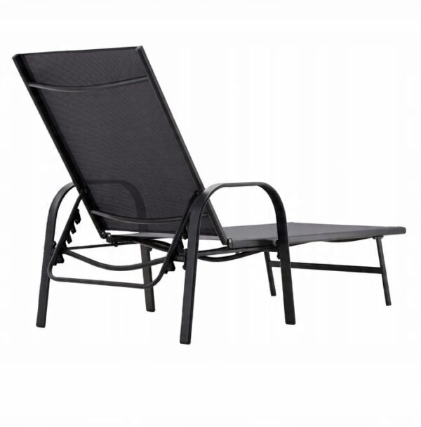Zahradní lehátko, 120kg, tmavě šedé | Garden Line - Image 2