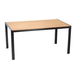 Zahradní stůl, 150x90x73cm, černý | Garden Line představuje ideální kombinaci elegantního designu a praktické odolnosti.