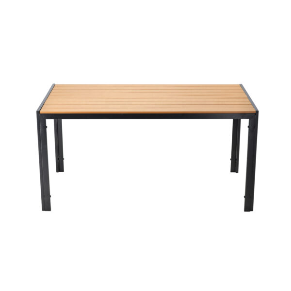 Zahradní stůl, 150x90x73cm, černý | Garden Line - Image 4
