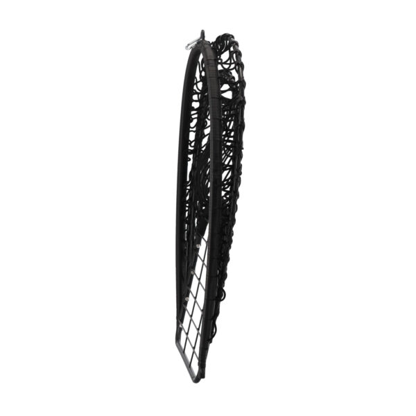 Závěsné zahradní křeslo Eris, černé + polštář | Garden Line - Image 7
