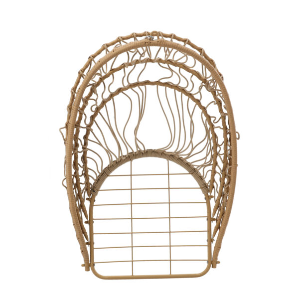Závěsné zahradní křeslo Eris, šedé + polštář | Garden Line - Image 6