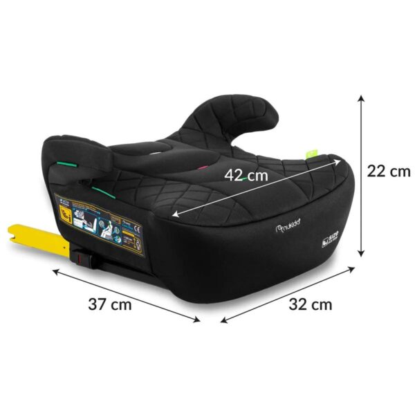 Autosedačka Louis, ISOFIX, 22-36kg, černá | Nukido - Image 2