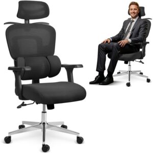 Kancelářská židle Talin, černá | Sofotel kombinuje design s vysokou ergonomií, je ideální pro dlouhodobou práci v kanceláři nebo domácí pracovně.