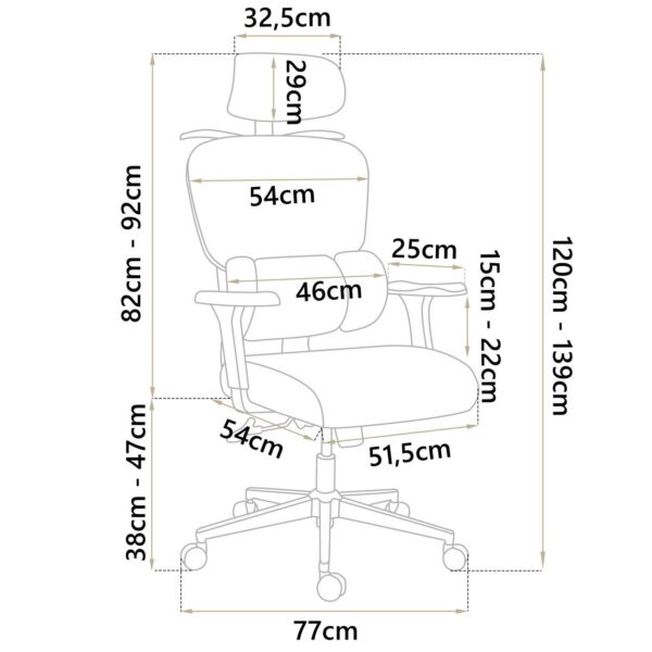 Kancelářská židle Talin, černá | Sofotel - Image 4