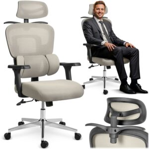 Kancelářská židle Talin, šedá | Sofotel kombinuje design s vysokou ergonomií, je ideální pro dlouhodobou práci v kanceláři nebo domácí pracovně.