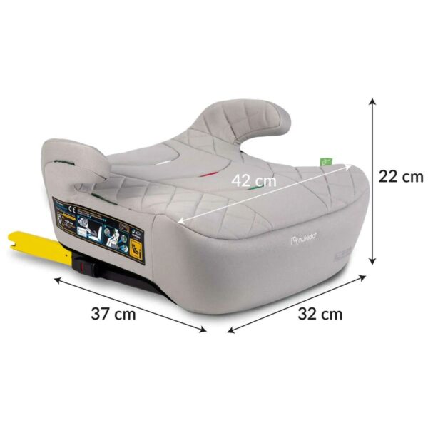 Autosedačka Louis, ISOFIX, 22-36kg, šedá | Nukido - Image 2