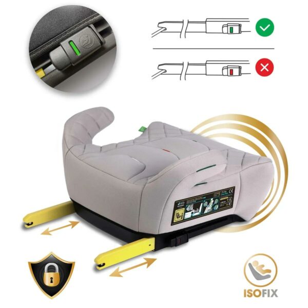 Autosedačka Louis, ISOFIX, 22-36kg, šedá | Nukido - Image 5