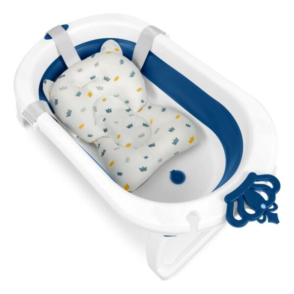 Skládací dětská vanička RK-286, bílo-modrá | Ricokids - Image 4