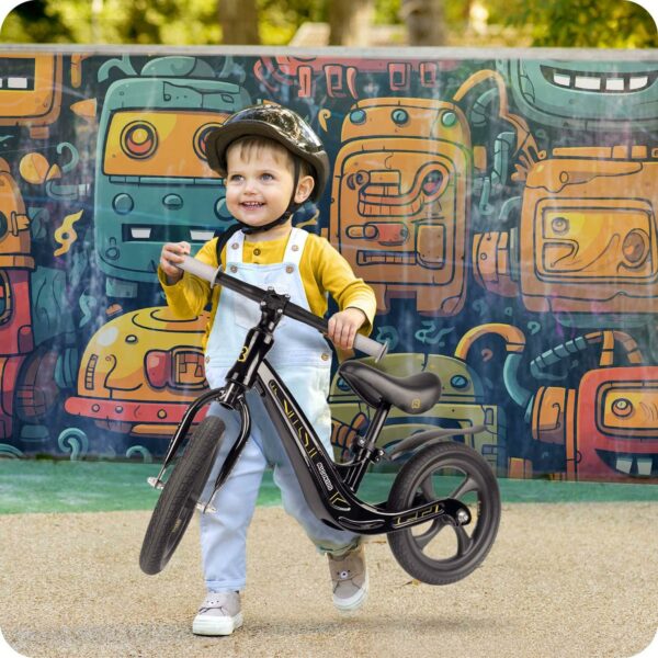 Dětské odrážedlo FUNNU, černé | Ricokids - Image 11