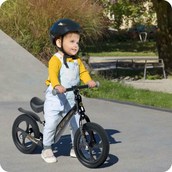 Dětské odrážedlo FUNNU, černé | Ricokids - Image 9
