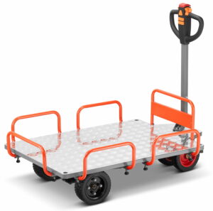 Elektrický transportní vozík BMR-EP400, 400kg | Bäumr-AG je spolehlivý elektrický vozík, který zvládne pohodlnou manipulaci i s těžkým nákladem.