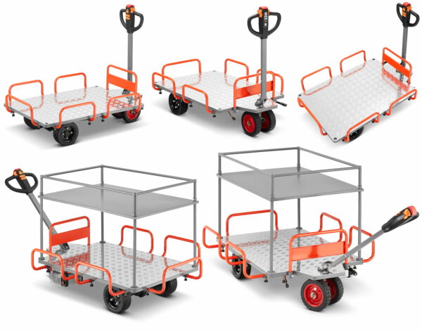 Elektrický transportní vozík BMR-EP400, 400kg | Bäumr-AG - Image 12