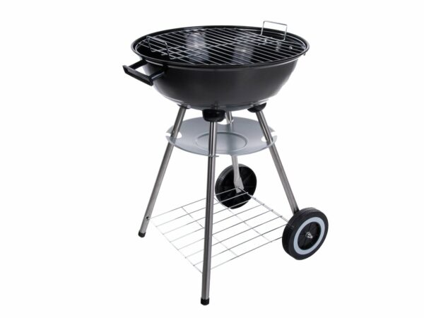 Kulatý gril na dřevěné uhlí s krytem, 39cm | GEKO - Image 6