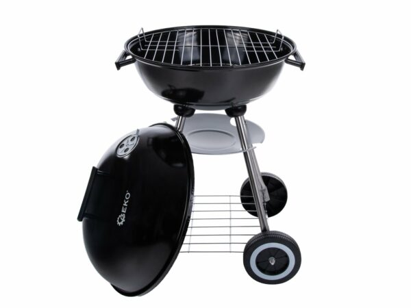 Kulatý gril na dřevěné uhlí s krytem, 39cm | GEKO - Image 5