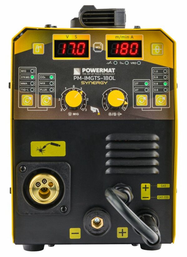 Invertorová svářečka MIG-MAG/FLUX/MMA/TIG-LIFT | PM-IMGTS-180L - Image 2