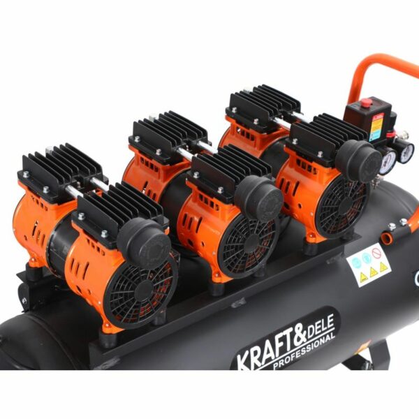 Bezolejový kompresor, 100L, 3x1500W | KD1394 - Image 12