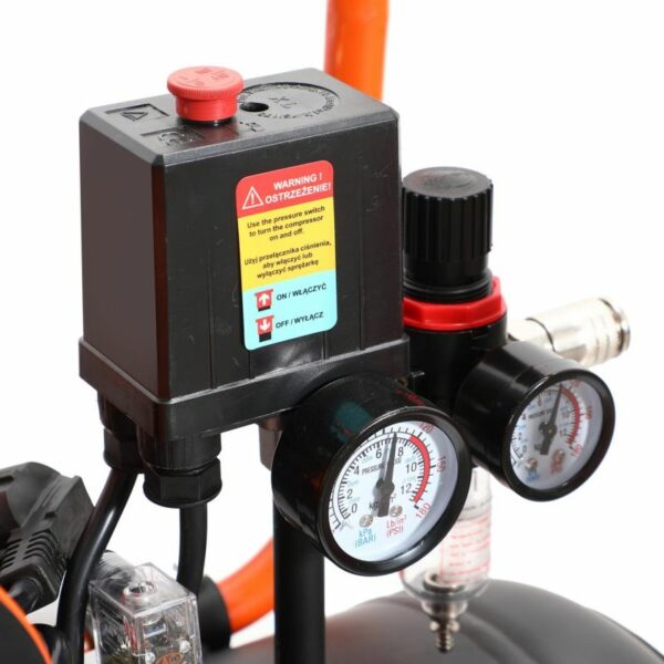 Bezolejový kompresor, 100L, 3x1500W | KD1394 - Image 9