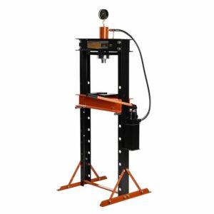 Hydraulický lis, 20T | KD318 je robustní nástroj ideální pro náročné dílenské práce, jako jsou lisování ložisek, ohýbání kovů či montážní úkony.