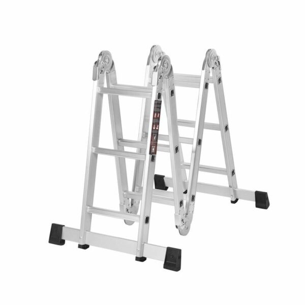 Skládací hlinkový žebřík s plošinou, 4x3, 346cm | KD4070 - Image 8