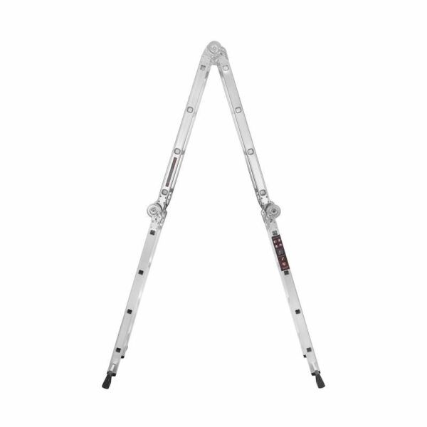 Skládací hlinkový žebřík s plošinou, 4×4, 460cm | KD4071 - Image 4