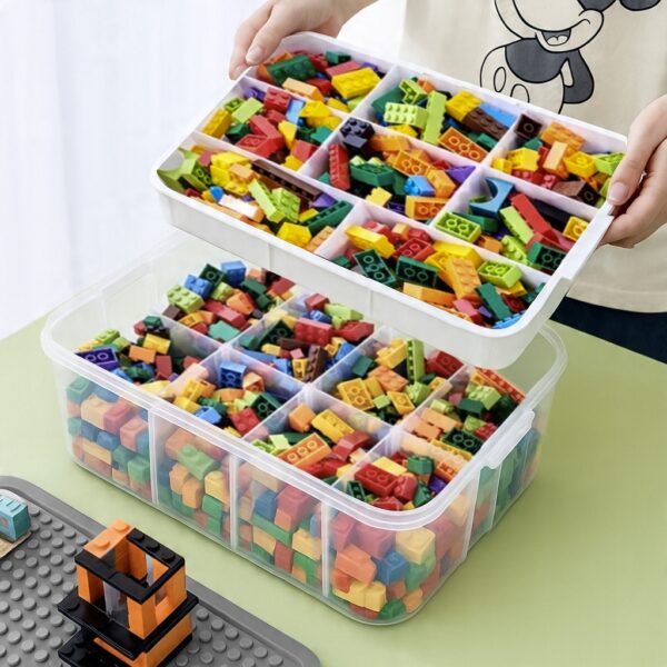 Organizer na stavebnice, 4 úrovně, 29L | Kruzzel - Image 10