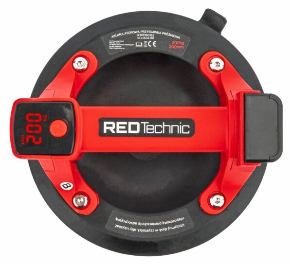 Vakuová přísavka RTPDS0165, 200kg | RED TECHNIC - Image 6