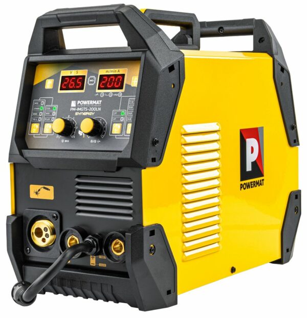 Invertorová svářečka, 7,9kVA | PM-IMGTS-200LN umožňuje efektivní svařování různých typů materiálů v širokém rozsahu tloušťek materiálu.