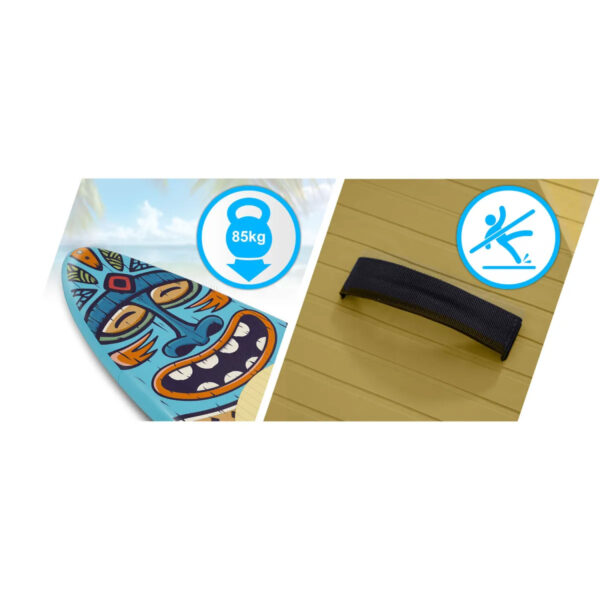 Paddleboard SUP AquaSurf s příslušenstvím, modrý | Soke - Image 9