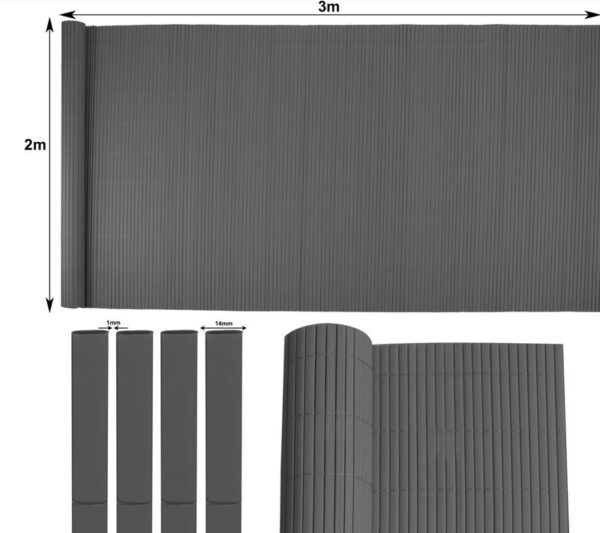 Plot Ence DF13, 2000mm, antracit | Strend Pro - Image 4