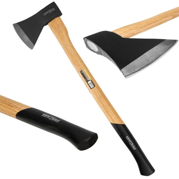 Tesařská sekera, 1200g, 650mm | KD201 je praktický nástroj pro drobné tesařské a dřevařské práce doma, na chatě či v dílně.