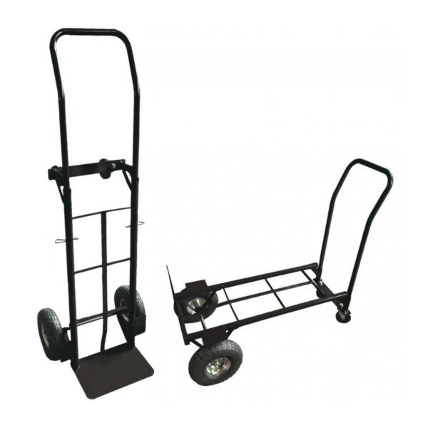 Univerzální přepravní vozík 2v1, 150kg, černý | Garden Line
