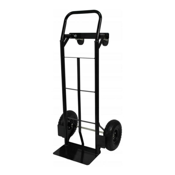 Univerzální přepravní vozík 2v1, 150kg, černý | Garden Line - Image 2